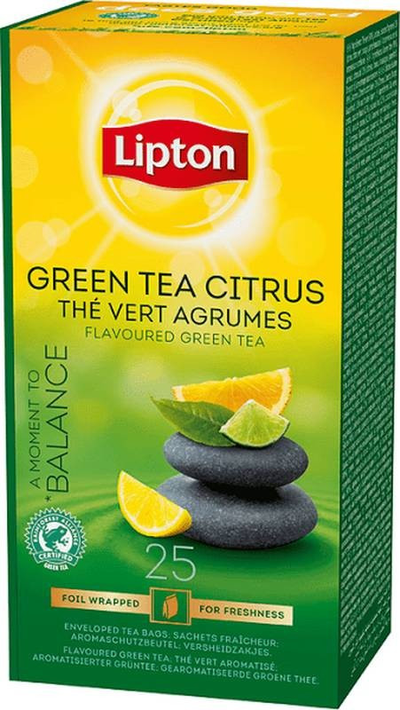 Lipton Green Tea Citrus 25 torebek